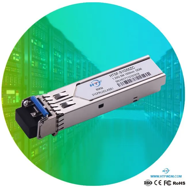 Single Mode SFP 1.25G 1550nm ZR 80km sendi