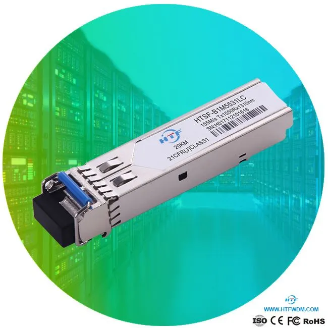LC SFP 1550-1310 155M 20km LR eining