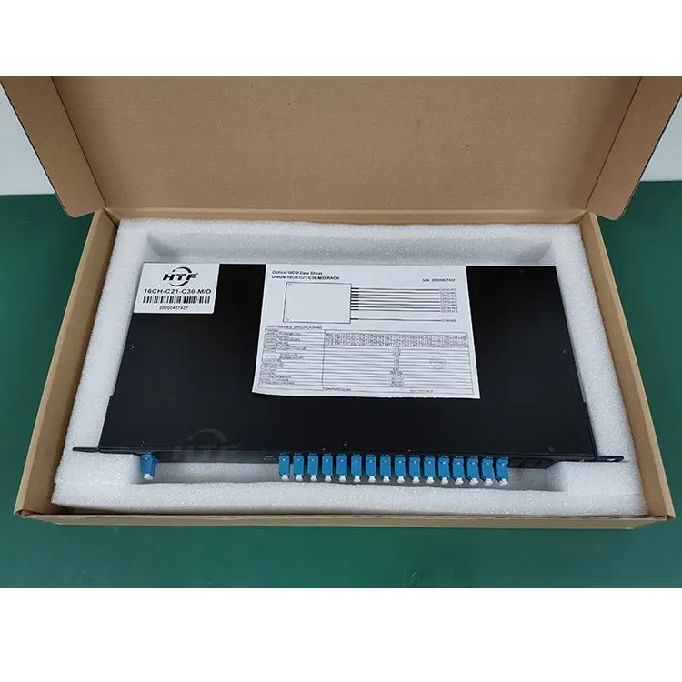 16CH DWDM Dual Fiber 1U Rack Mux/demux