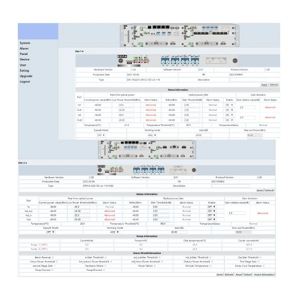 PA16/Gxx Pre-amplifier Card